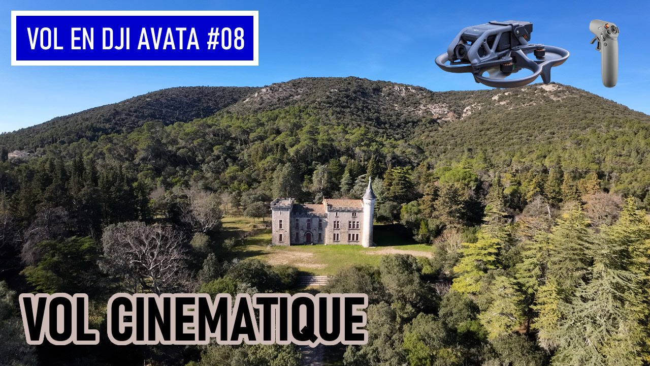 Je survol le Coutach, et un beau château dans le Gard Je survol le Coutach, et un beau château dans le Gard