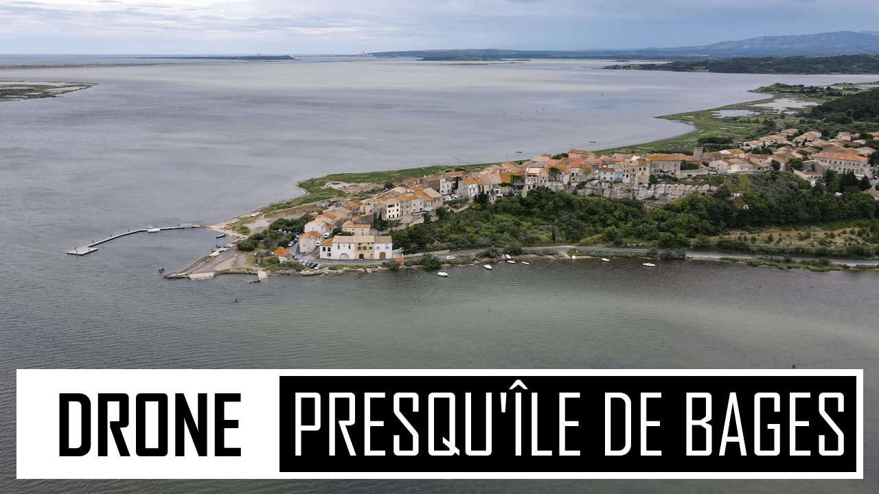 DRONE | Presqu'île de Bages - Port et flamants roses DRONE | Presqu'île de Bages - Port et flamants roses
