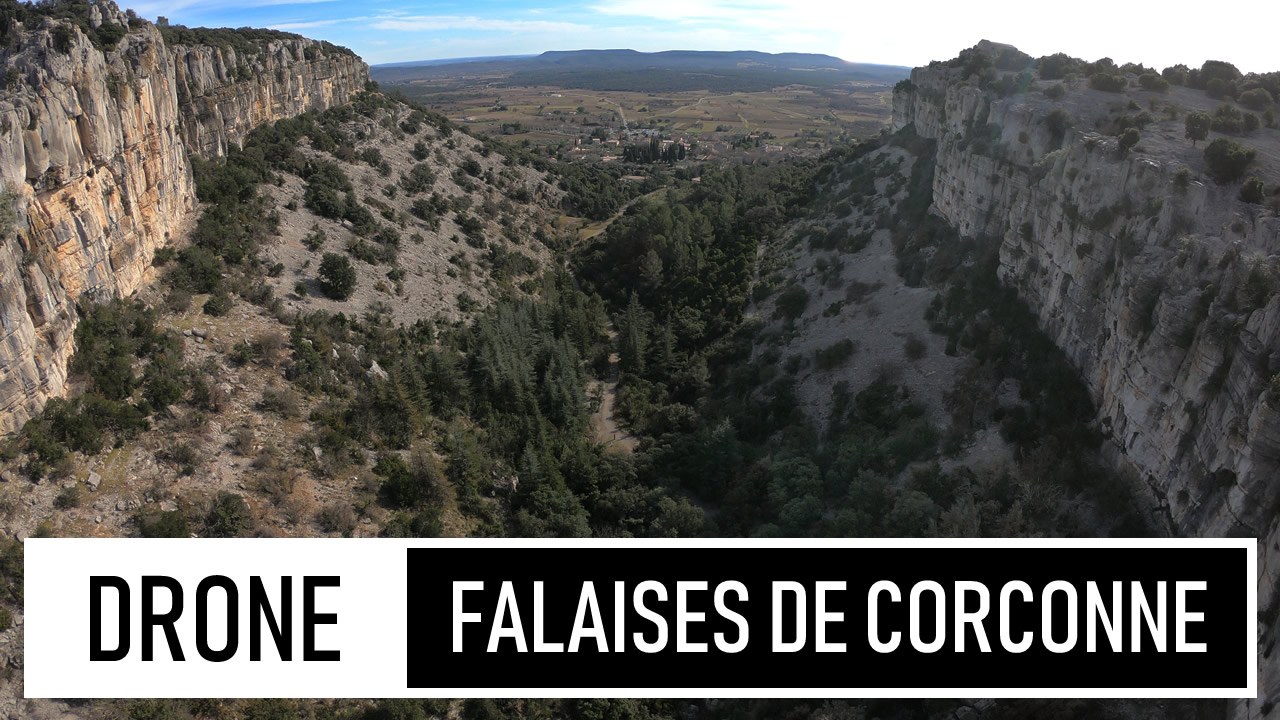 DRONE | Falaises et chapelle de Corconne DRONE | Falaises et chapelle de Corconne