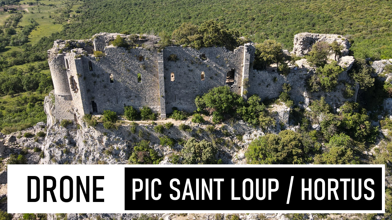DRONE | Pic Saint Loup - Sommet de L'Hortus et son château (34) DRONE | Pic Saint Loup - Sommet de L'Hortus et son château (34)