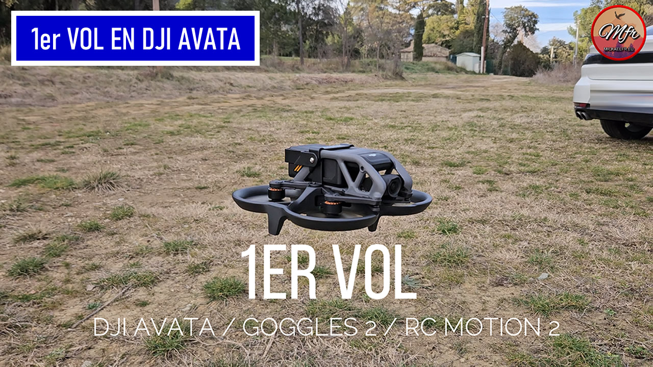 DRONE | Mon 1er vol en DJI AVATA pro view DRONE | Mon 1er vol en DJI AVATA pro view